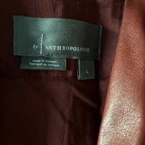 Anthropologie leather dress - Picture 3 of 5